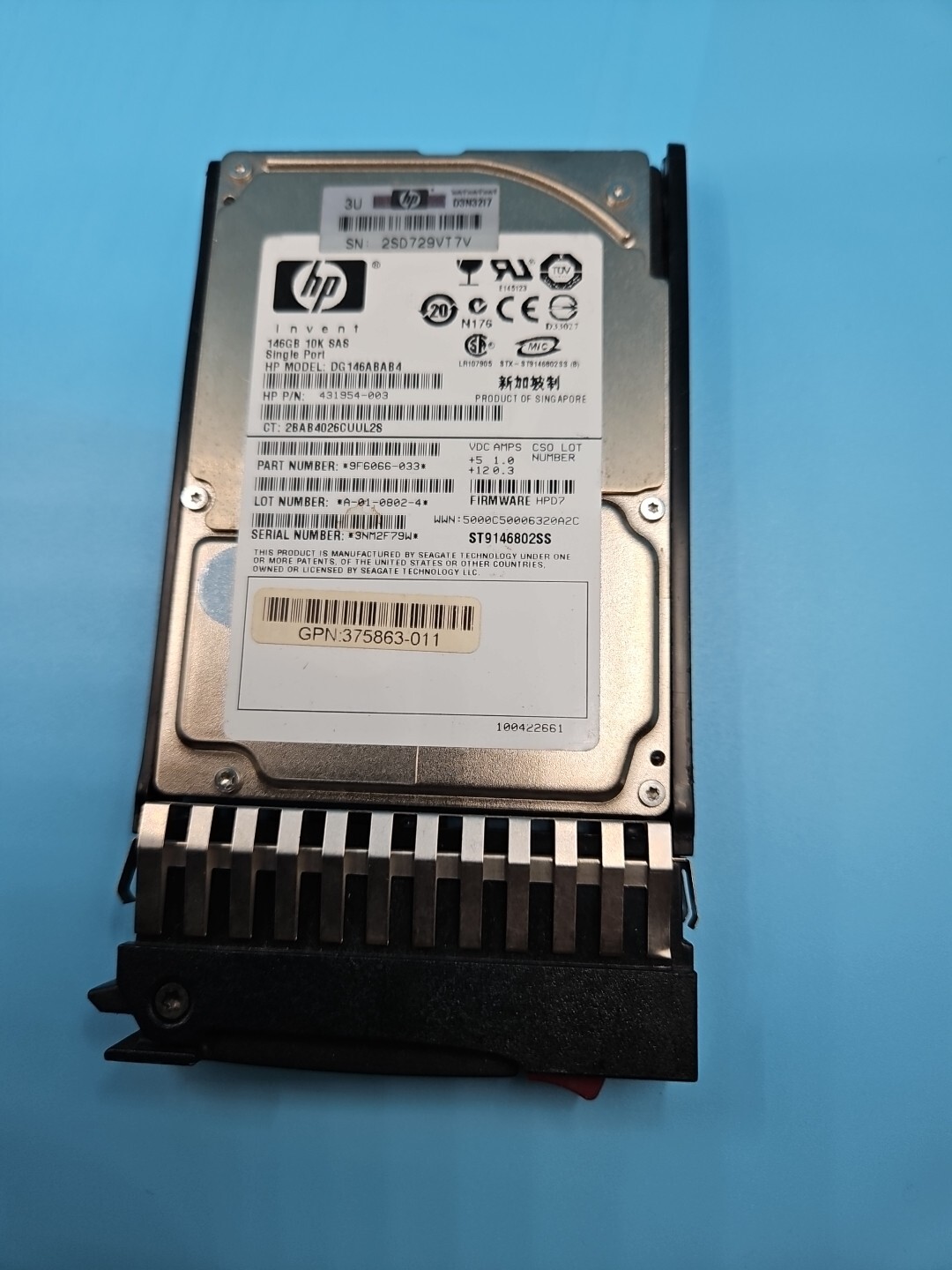 HP 146GB 10k 2.5″ SAS Server Hard Drives 430165-003 US SELLER TESTETD