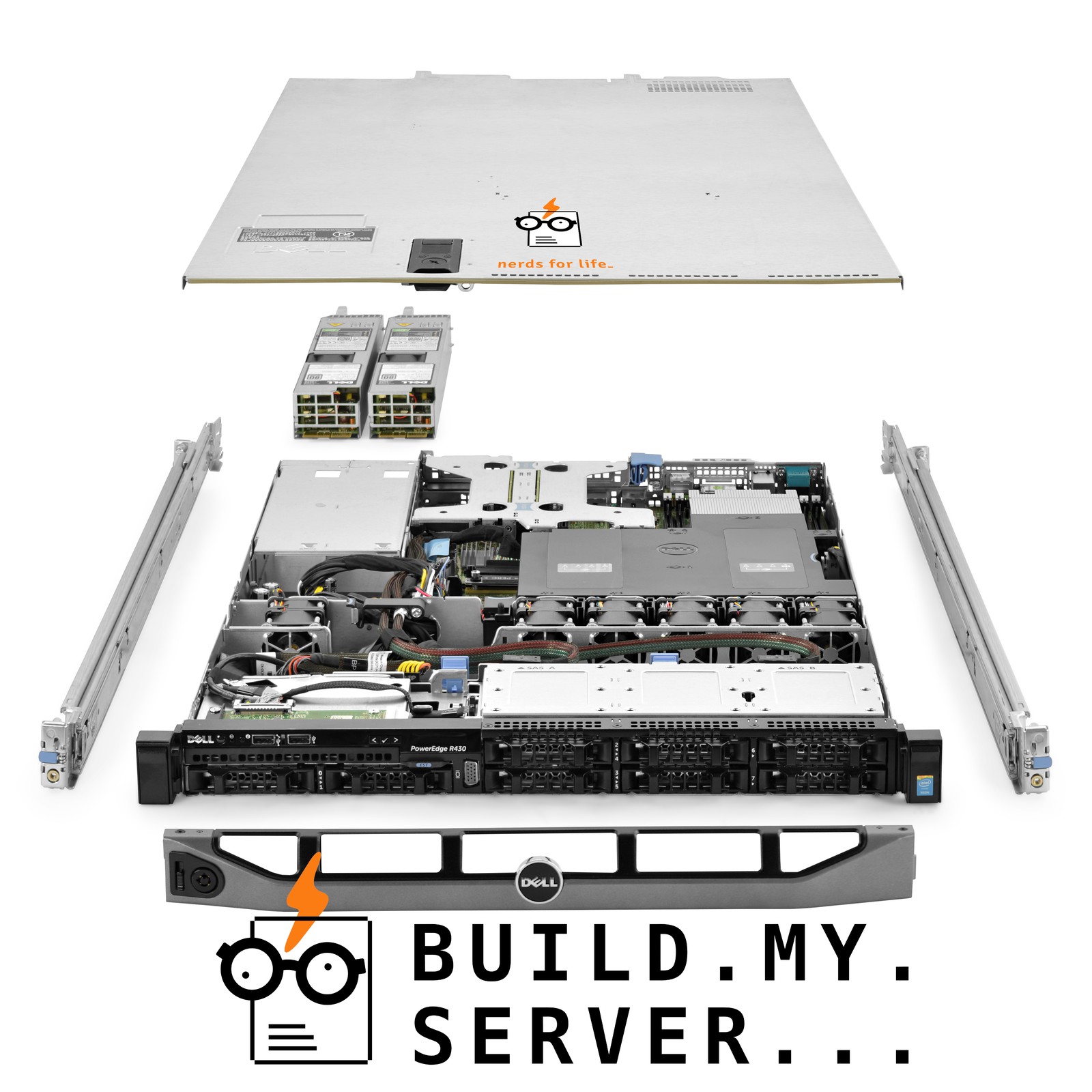 Dell PowerEdge R430 Server 2x E5-2690v4 2.60Ghz 28-Core 192GB RAM 8x Caddies