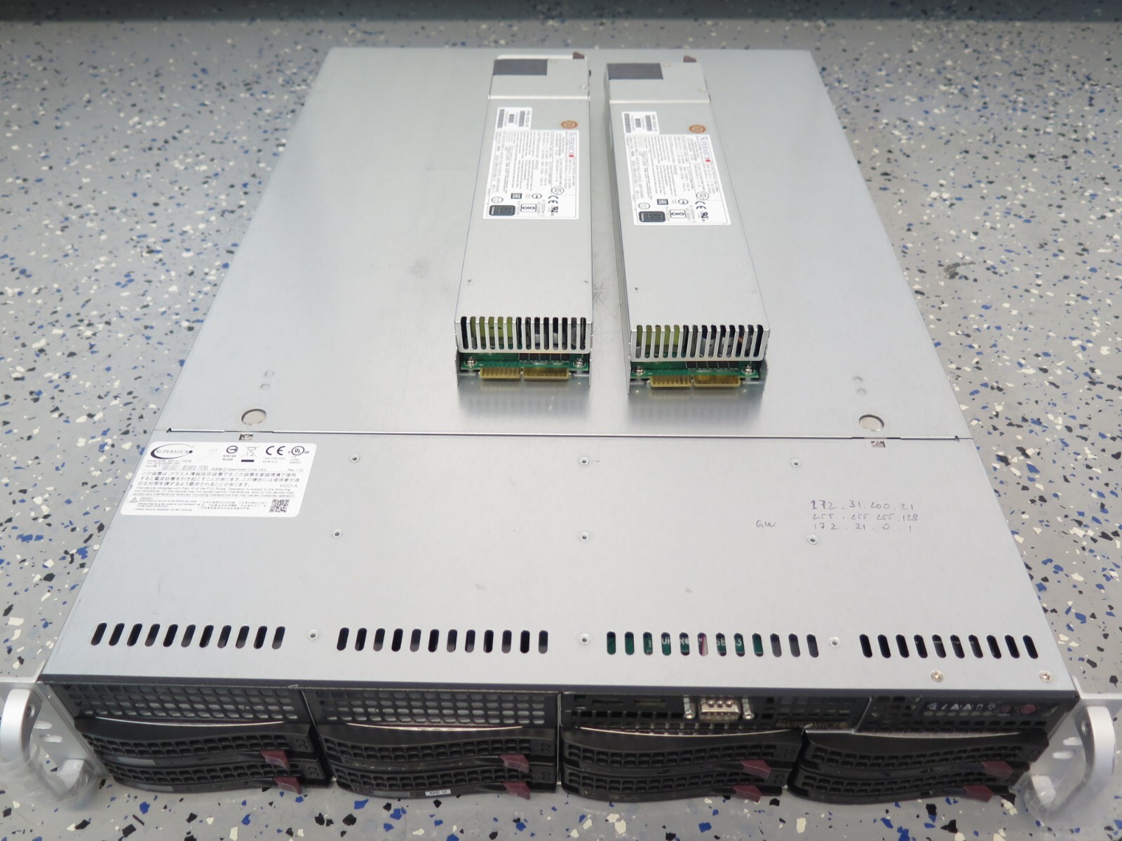 Supermicro SYS-6029P-TRT Chassis w/ 2 Power Supply