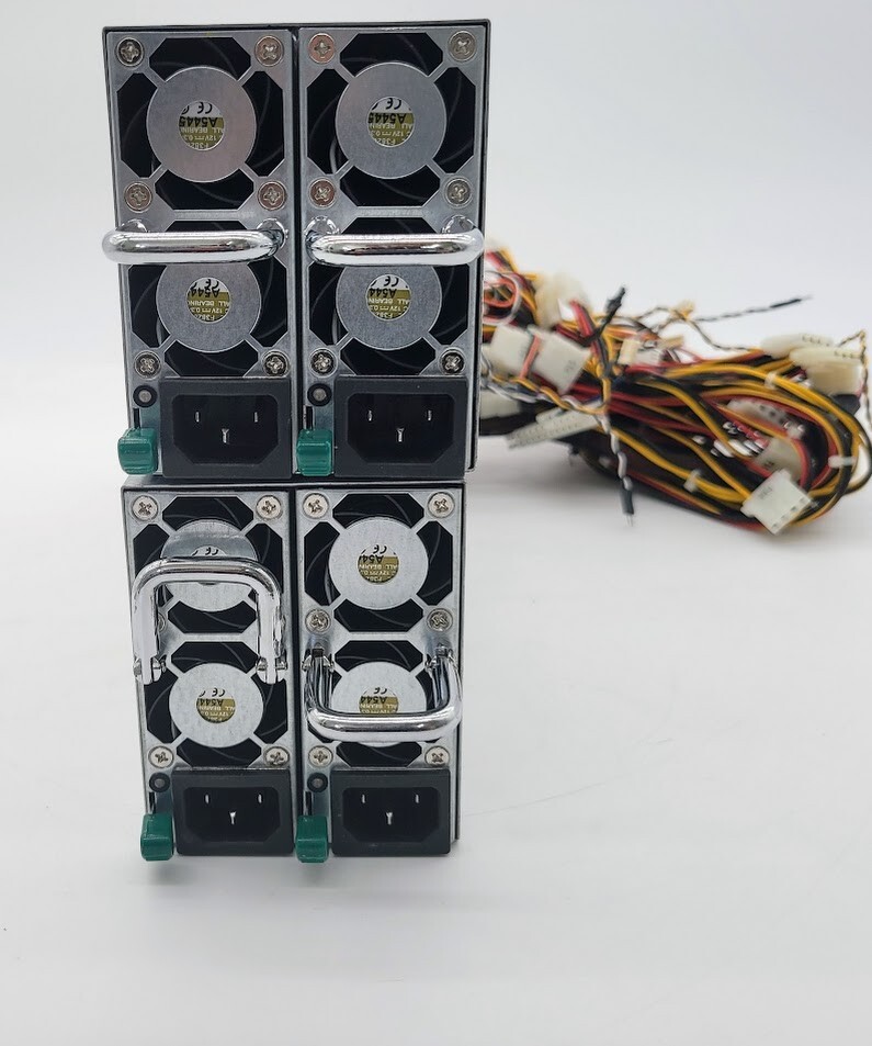 lot of 2 ETASIS EFRP-2603 SERVER – POWER SUPPLY 600W, EFRP-2603, E