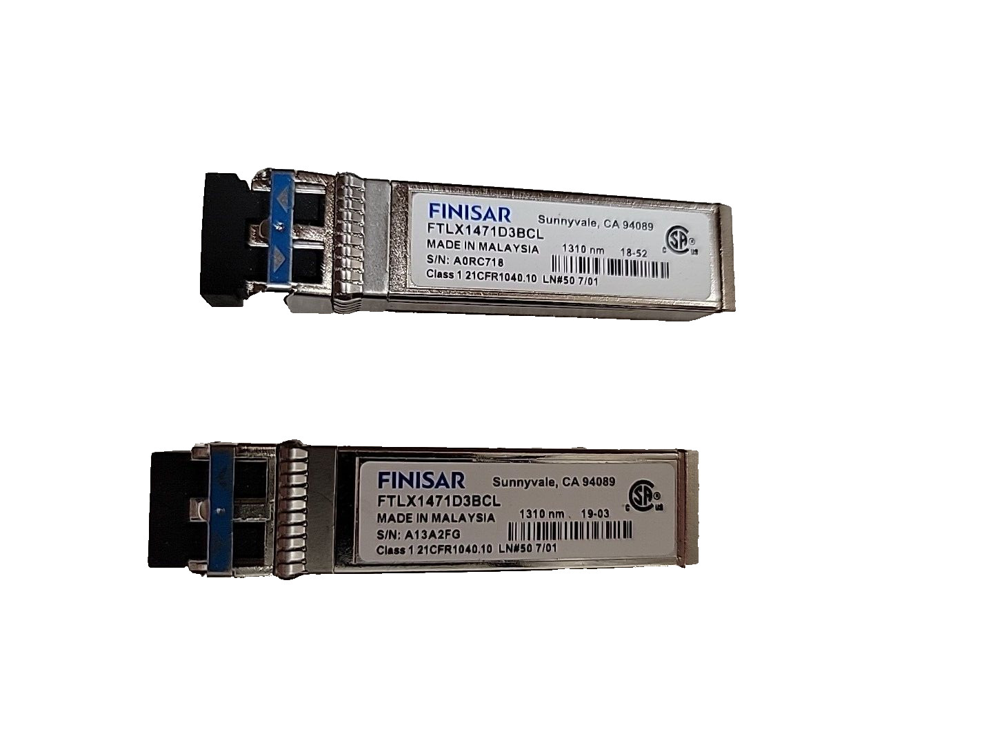 Genuine Finisar FTLX8574D3BCL 10GBASE-SR SFP+ Transceiver | 10G SR 850NM VCSEL 4