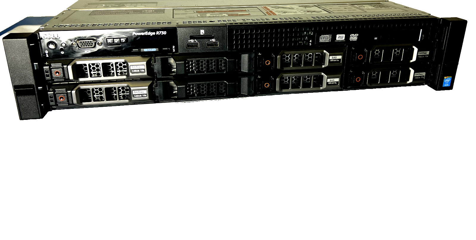 Dell PowerEdge R730 Server 2x E5-2669v3 2.30Ghz 24-Core 384GB 2x 2TB  H330 Read