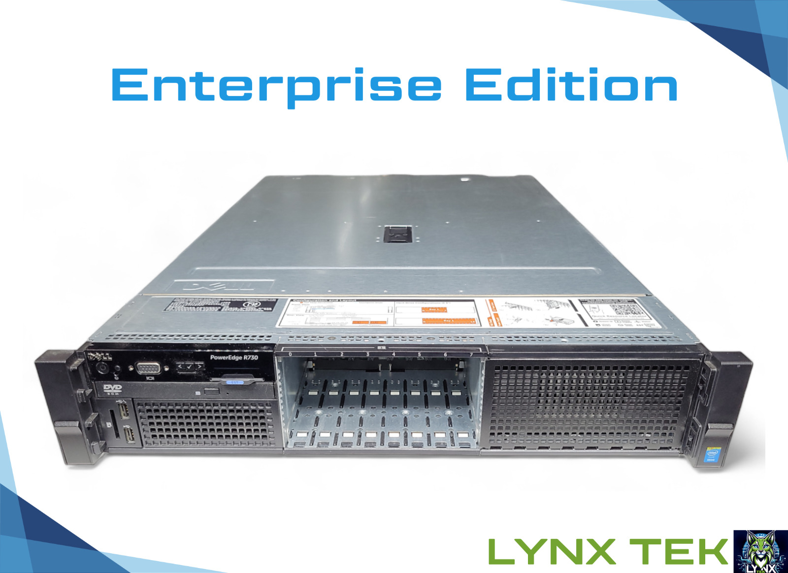 Dell PowerEdge R730 8SFF 2x E5-2620v3 =12 Core 128GB 300GB / 2x 1.2TB 12Gbps HD