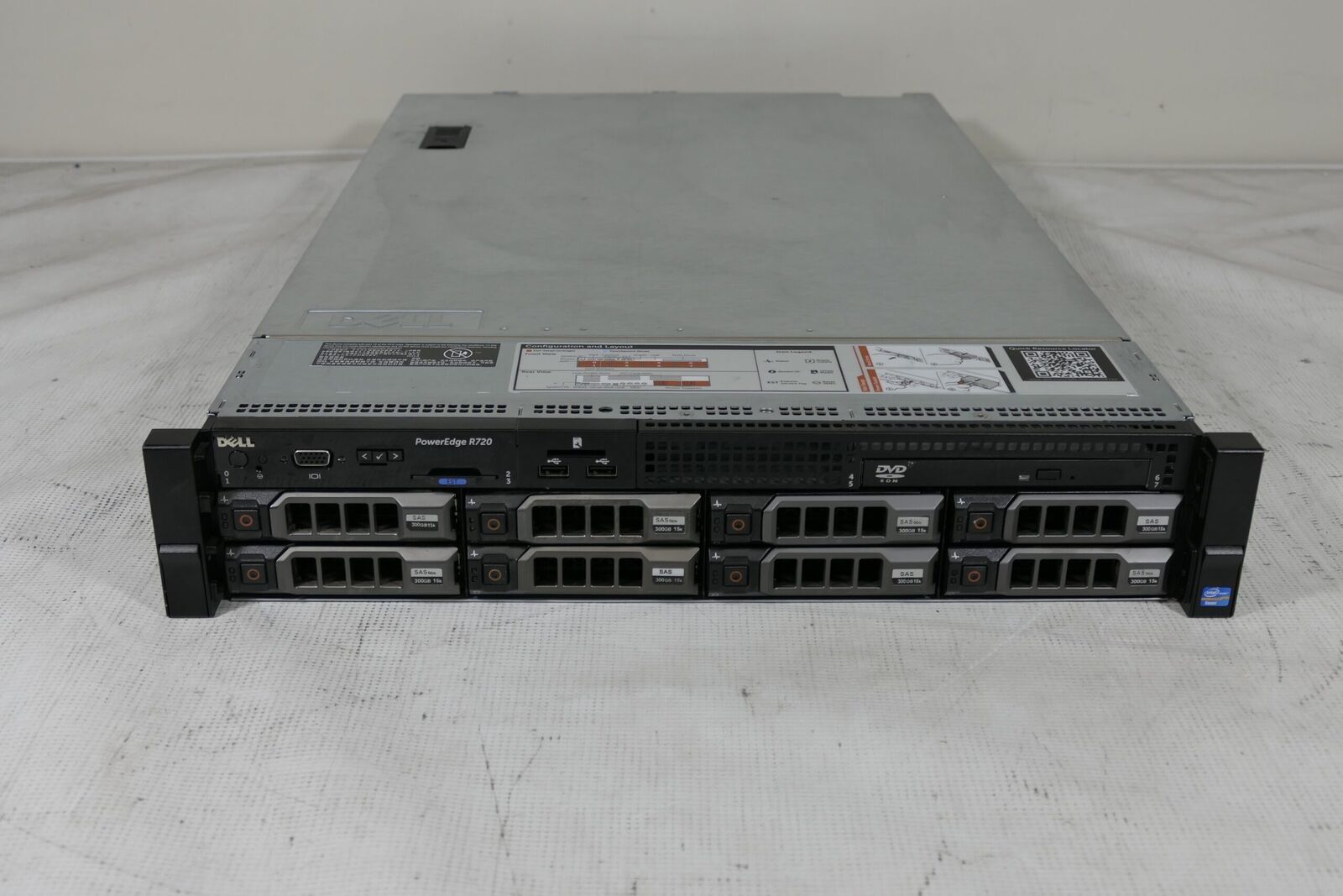 Dell Poweredge R720 8LFF 2x Xeon E5-2695 v2 2.4GHz 24-Cores 512gb H710 8x Trays