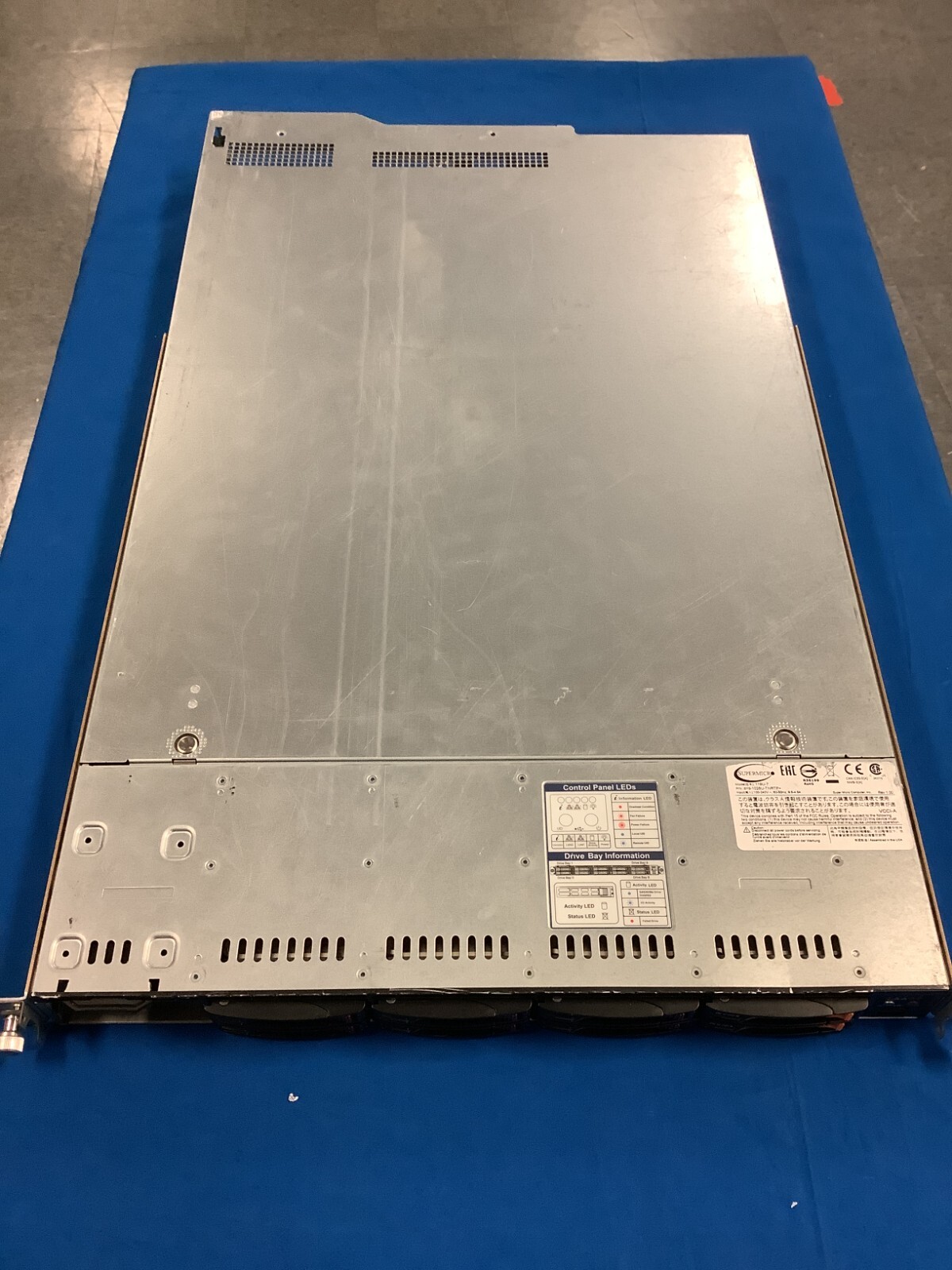 Supermicro SYS-1028U-TNRTP+ 750Wx2 PSU  64GB Internal SSD Fans and cables