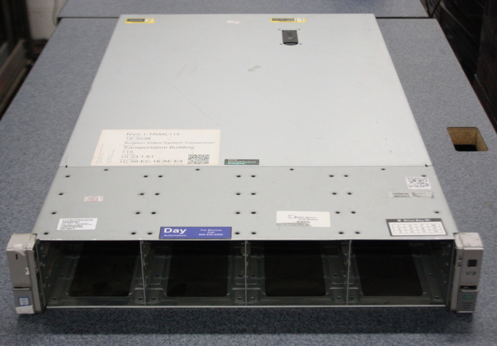 HP ProLiant DL380 Gen9  Xeon E5-2620 v3 2.40GHz 16GB RAM 2x PSU NO HDDs