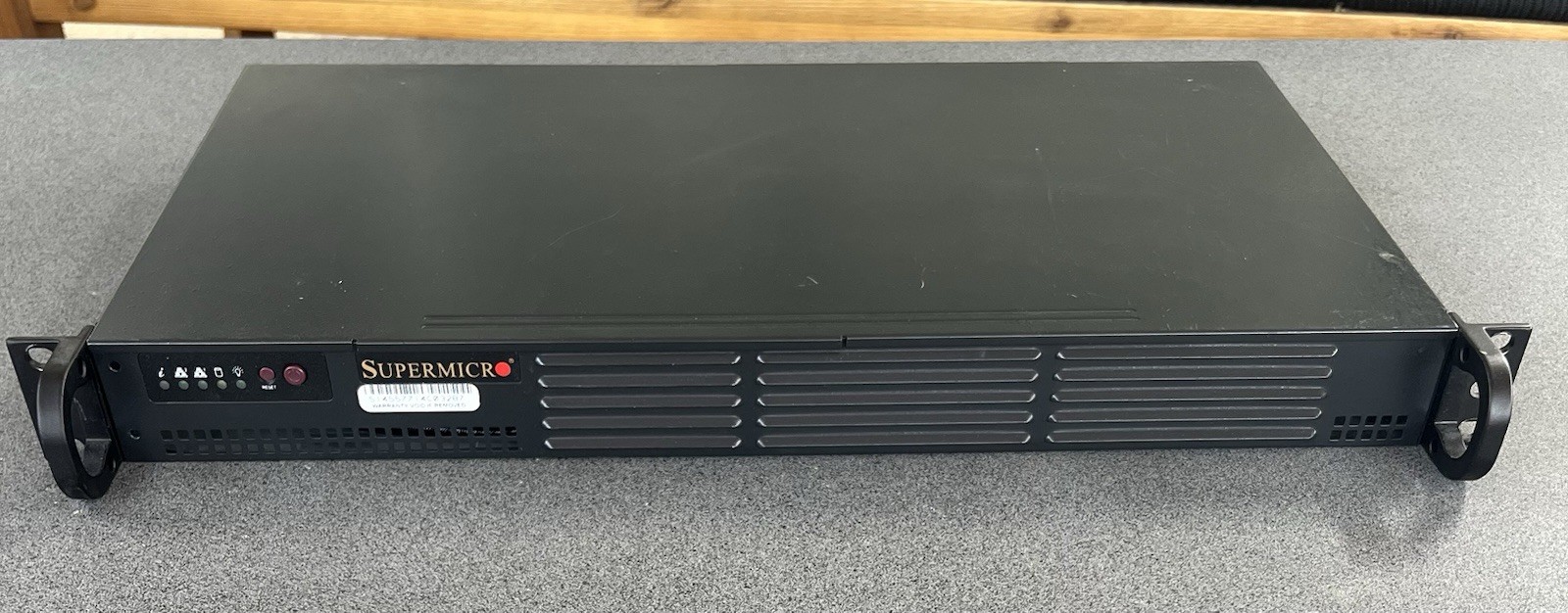 SuperMicro Server 5018A-TN4, 1U, Atom C2720 8core 2.4GHz CPU, 8GB RAM, 128GB SSD