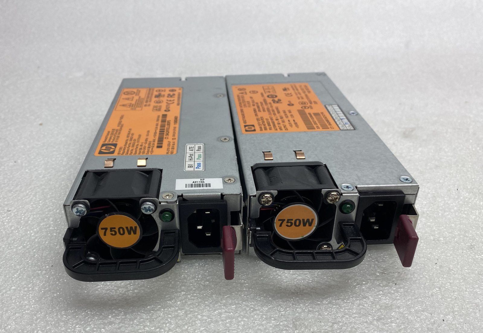 Lot of 2 HP 750W Server Power Supply HSTNS-PL18 506821-001 ~ FREE S/H