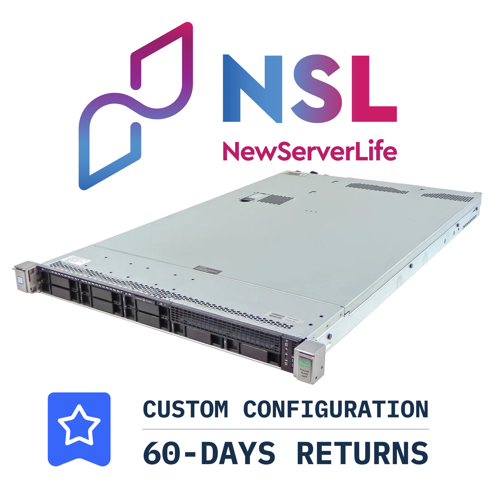 HP ProLiant DL360 Gen9 Server 2x E5-2698v3 2.3GHz =32 Cores 384GB P440AR 4xRJ45