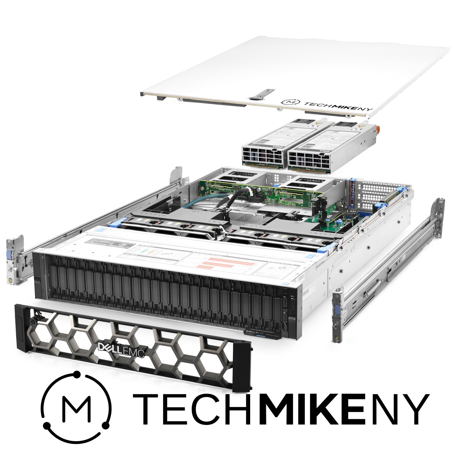 Dell PowerEdge R740xd Server 2.10Ghz 44-Core 576GB 2x 400GB SAS SSD 12G H730P