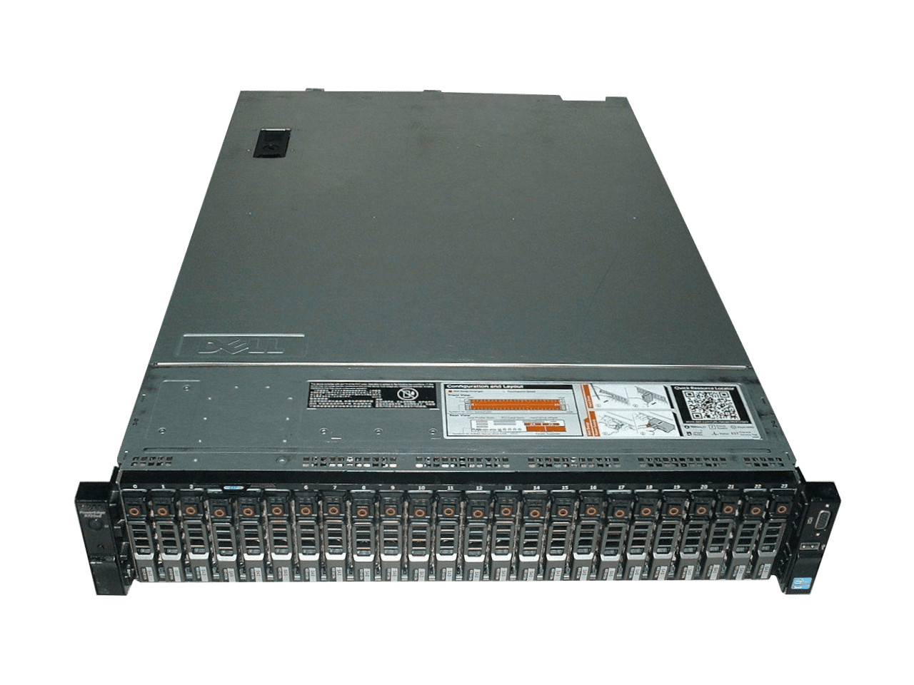 Dell Poweredge R730xd 24SFF 2x E5-2680 v3 2.5ghz 24-Cores 256gb H730 24x Trays