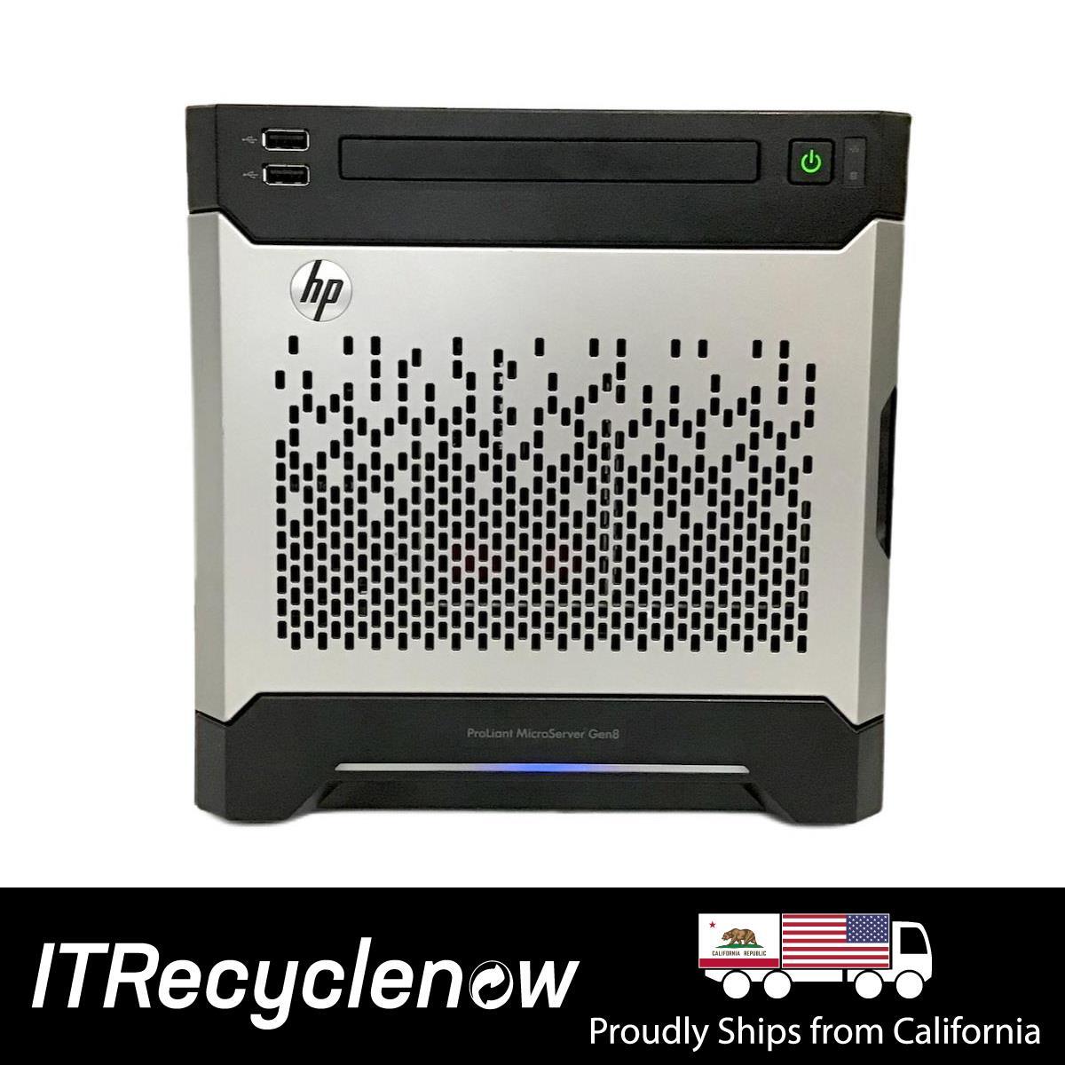 HP ProLiant MicroServer Generation 8 | Intel G2020T, 8GB DDR3 ECC, 4x LFF Caddy