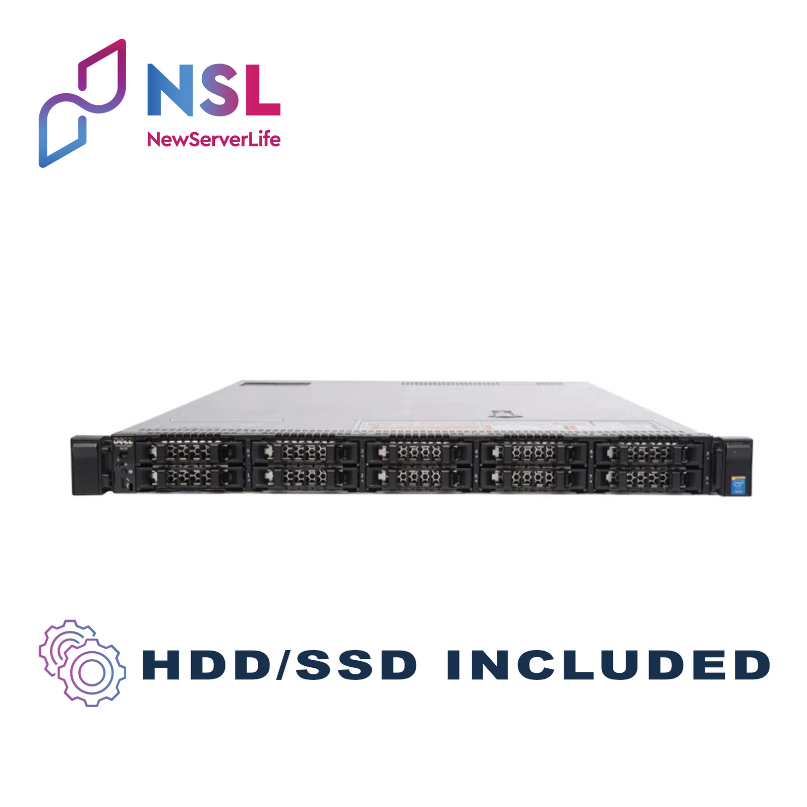 DELL R630 10 Bay SFF 2x E5-2698v3 2.3GHz =32C 32GB H730 2x 1.2TB SAS 4xRJ45