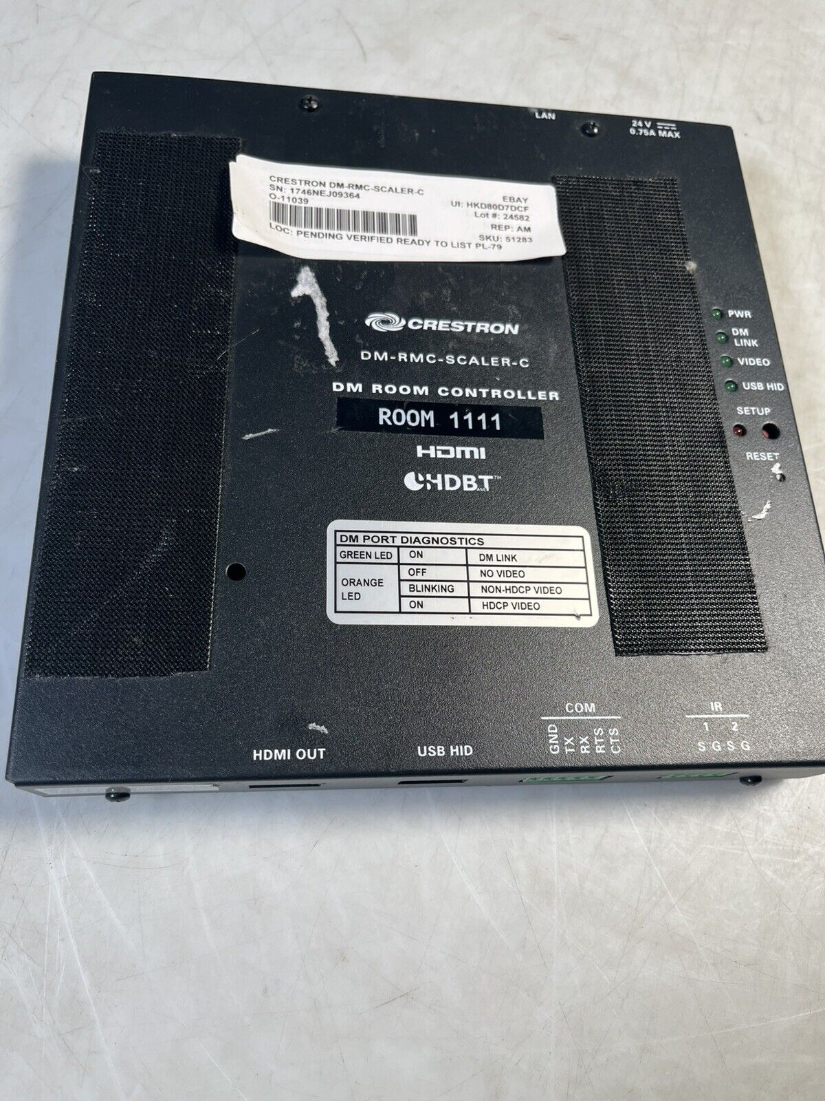 CRESTRON DM-RMC-SCALER-C DigitalMedia DM Room Controller – USED