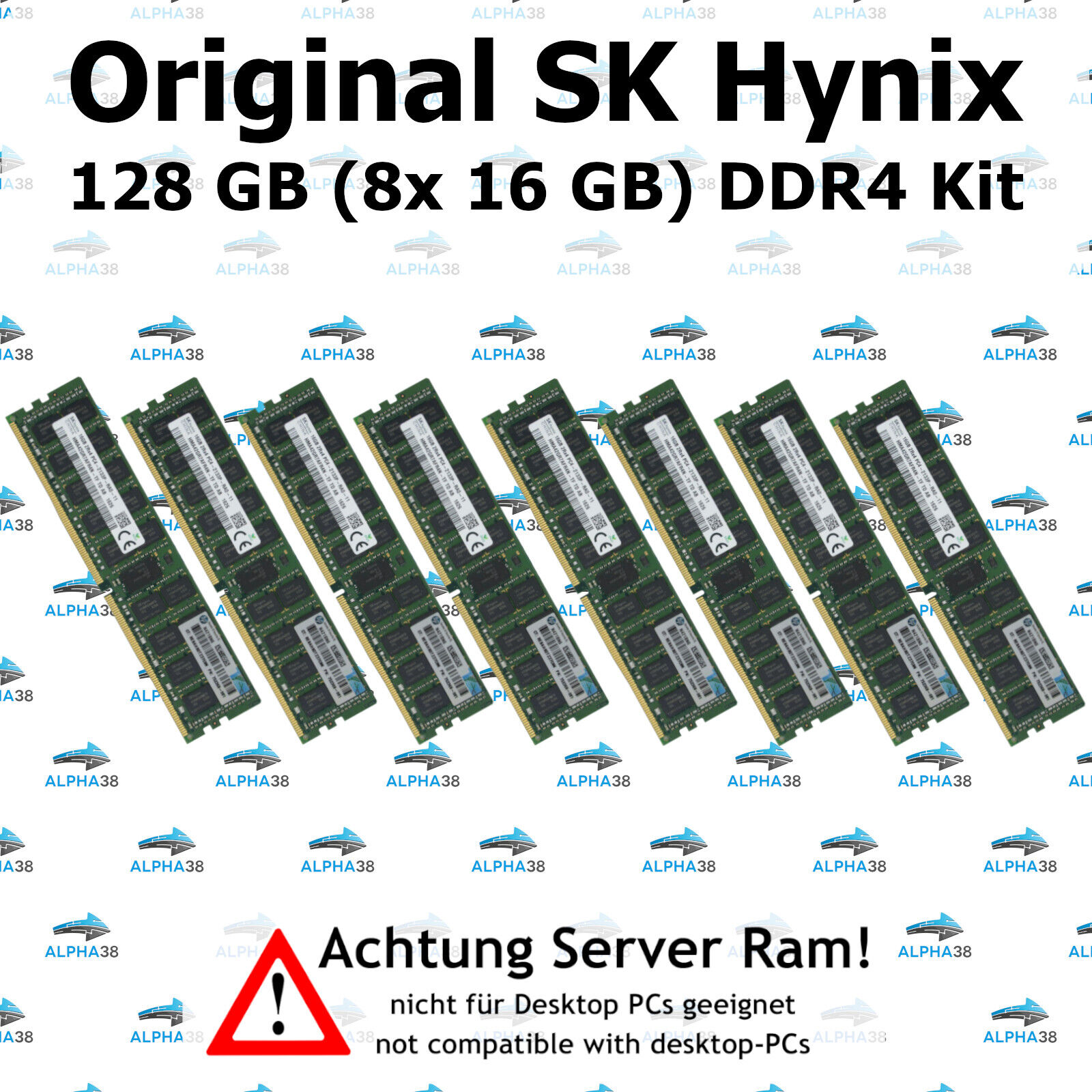 128 GB (8X 16 GB) RDIMM DDR4-2133 Supermicro 5018D-FN4T Server RAM