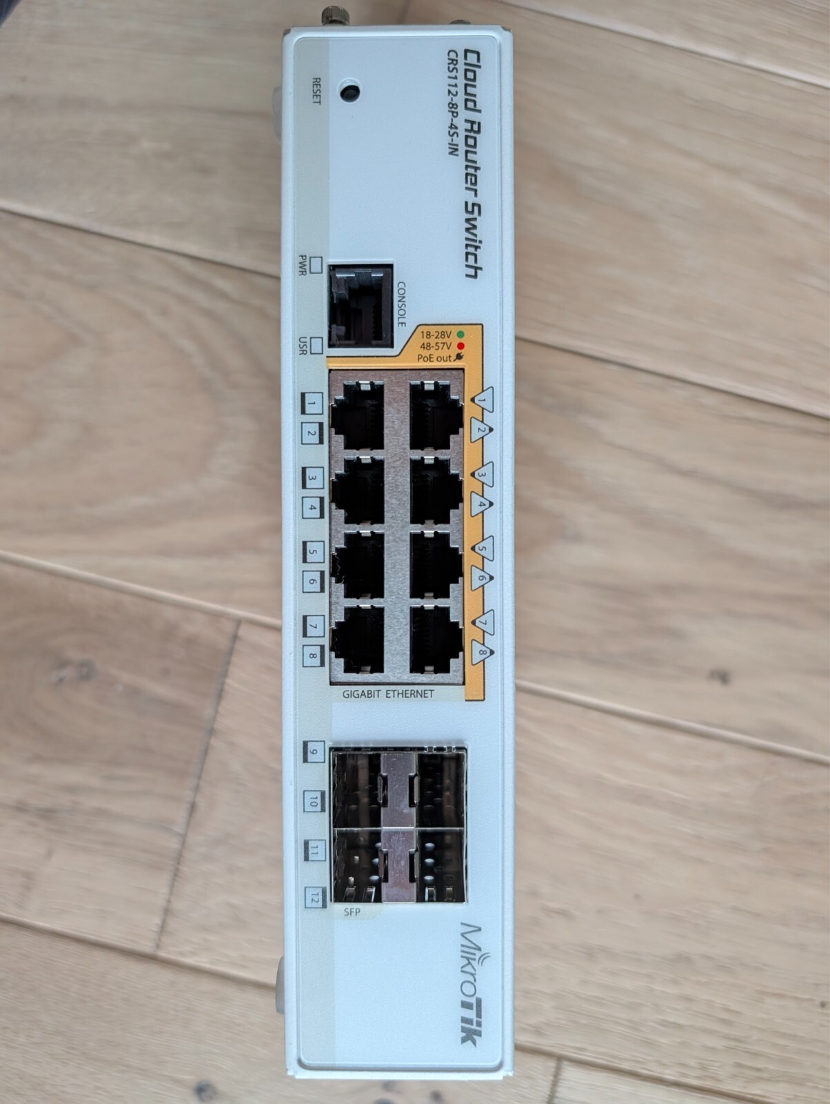 MikroTik CRS112-8P-4S-IN 8 Gigabit Port Poe Smart Switch