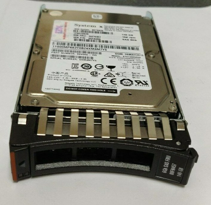 3x IBM 00FN457 90Y8925 00FN459 146GB 2.5” SFF SAS 6G 15K RPM Server Hard Drives