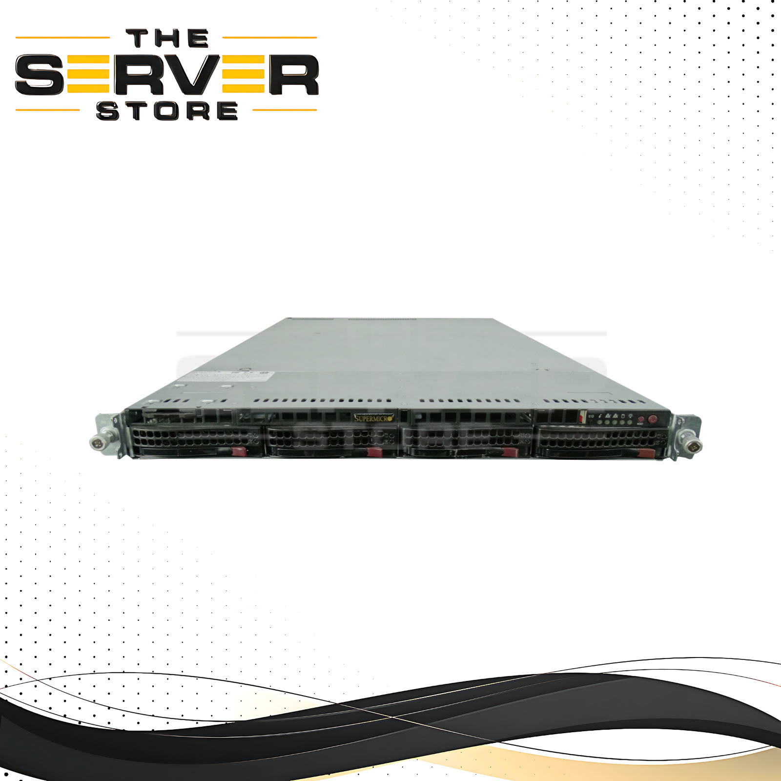 Supermicro 1U 6018U-TR4T+ 2x E5-2690 V4 14C 64GB 9361-8i 4x Trays Rails