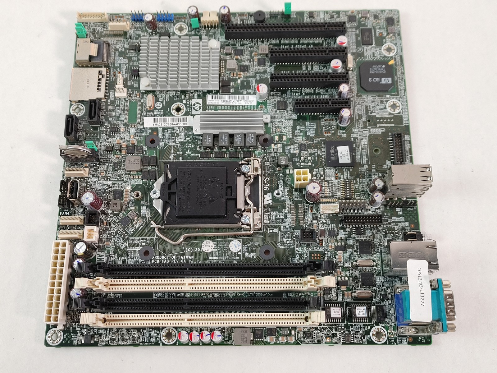 Lot of 5 HP 625809-001 ProLiant ML110 G7 LGA 1155 DDR3 Server Motherboard