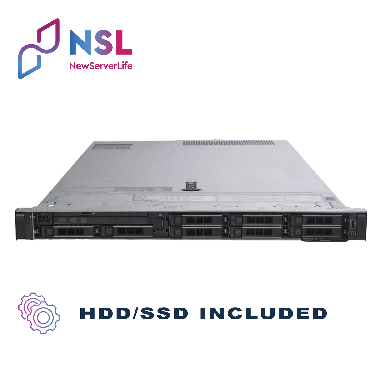 DELL R640 8SFF 2x Gold 6136 3.0GHz =24 Cores 64GB H730p 2x 1.2TB SAS 4xRJ45