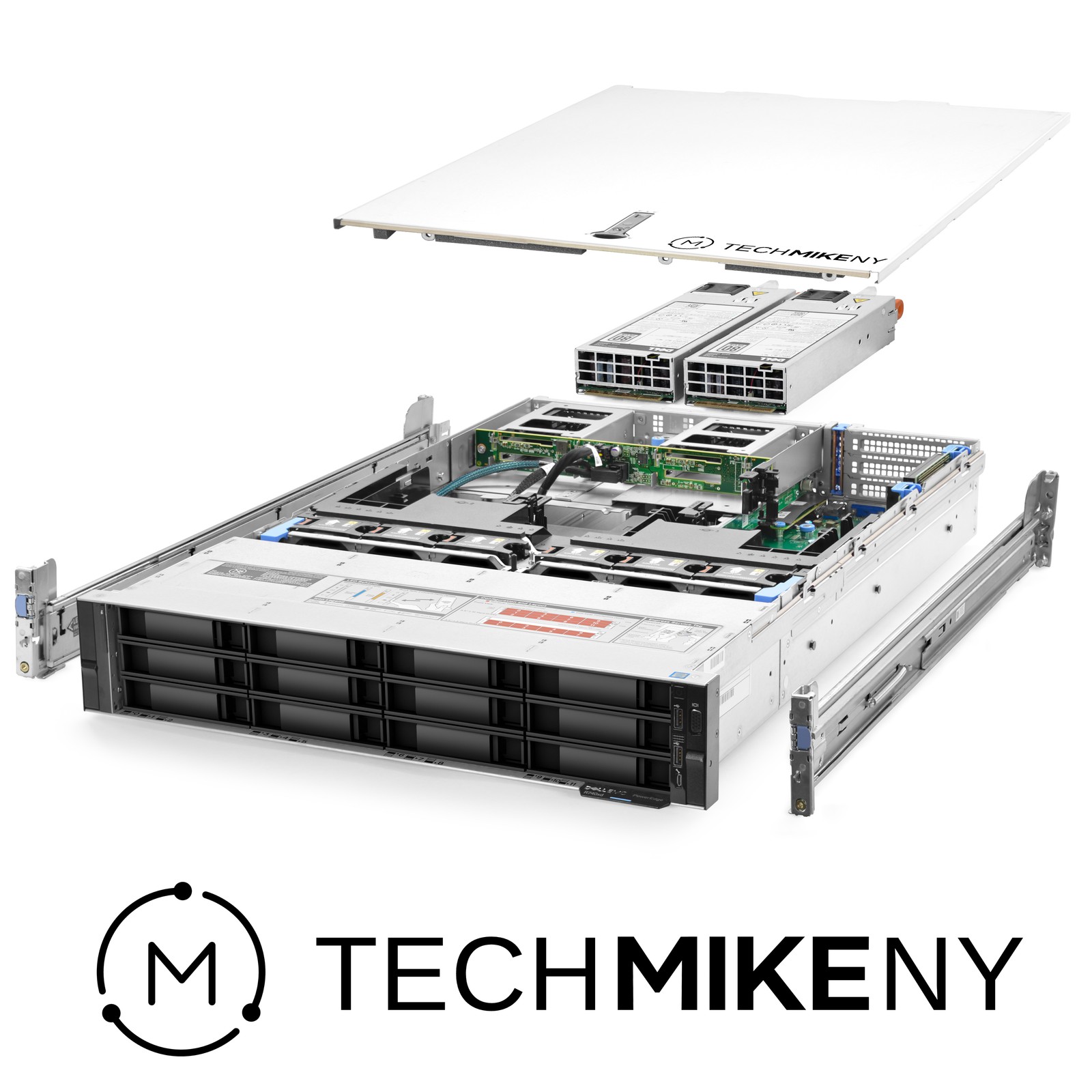 Dell PowerEdge R740xd Server 3.50Ghz 16-Core 16GB Rails