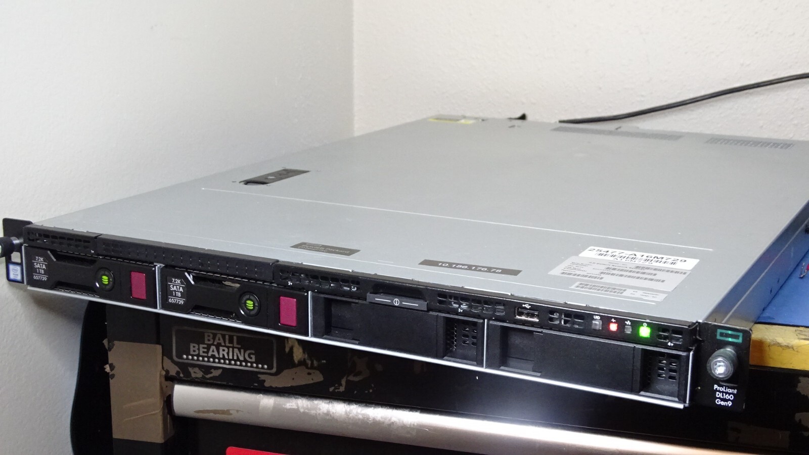 HEWLETT PACKARD HPE ProLiant DL160 Gen9 8GB 2x 1TB