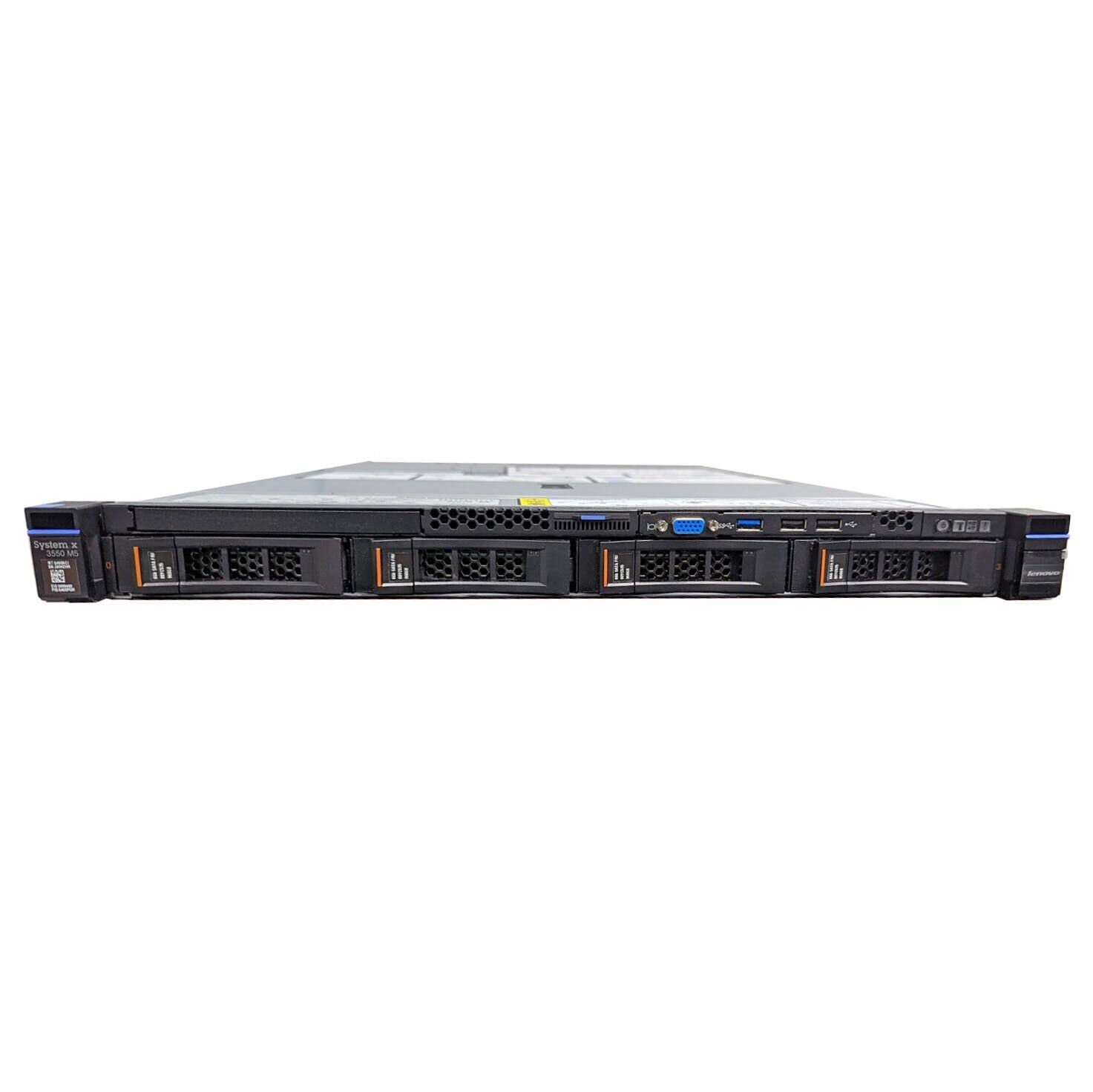 LENOVO X3550 M5 5463-AC1, 2 X E5-2640V3 2.6GHZ 8C, 8 GB, DUAL 900W, HDD SERVER
