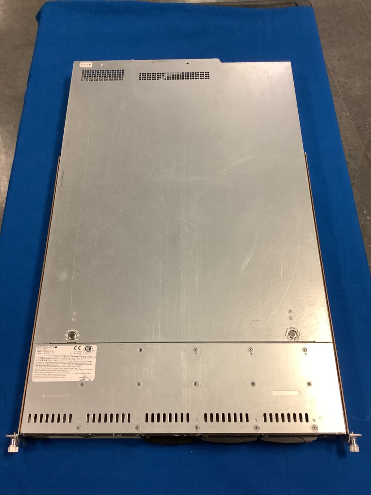 Supermicro SYS-1028U-TNRTP+ 750Wx2 PSU  64GB Internal SSD Fans and cables