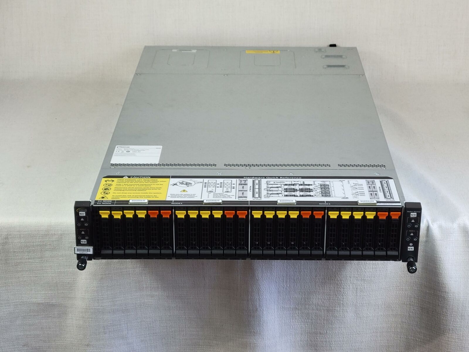 OEM Gigabyte H261-N80 2U 24x 2.5” 4 Node Server Chassis Penguin Computing XE2142