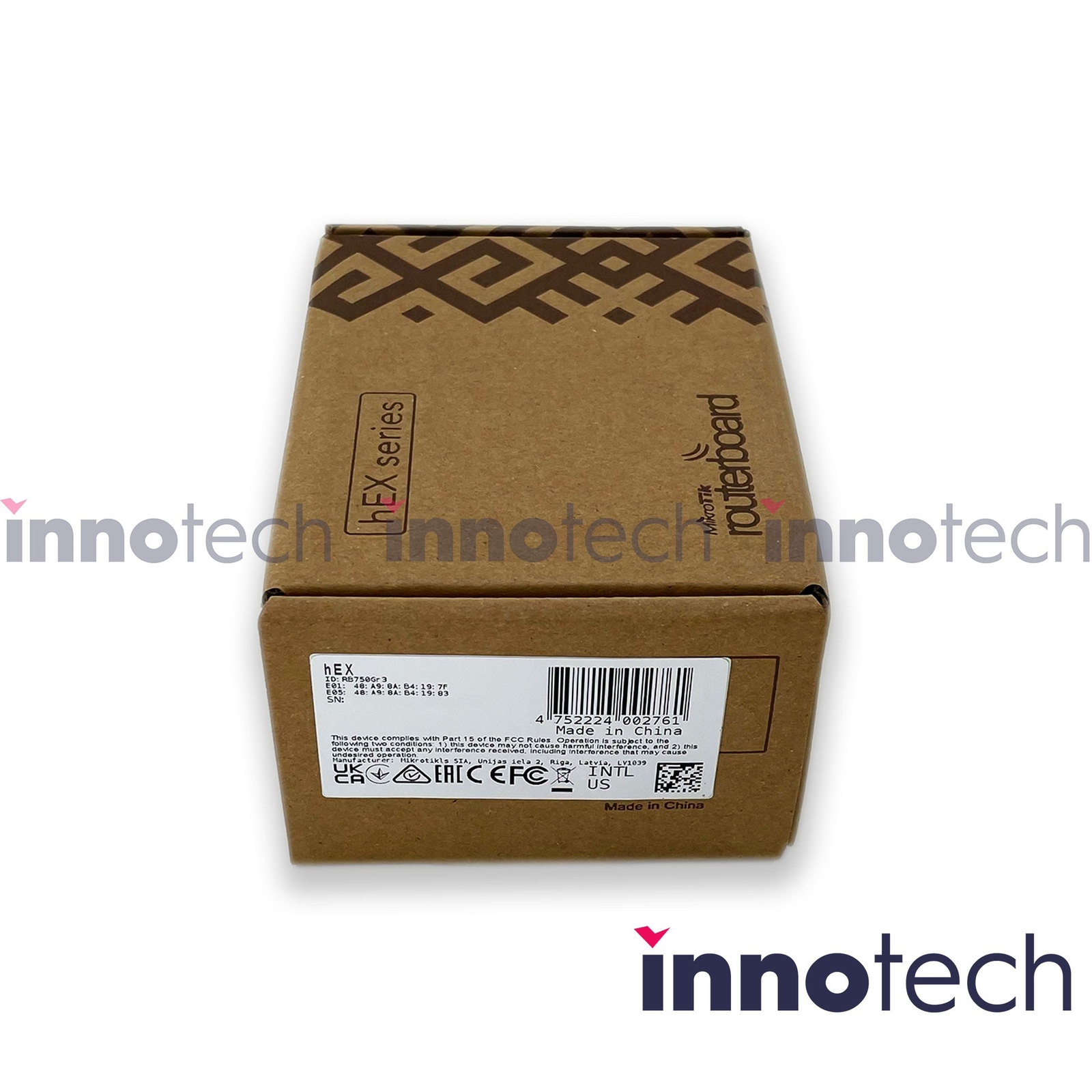 Mikrotik hEX RB750Gr3 5 Port Ethernet Gigabit Router New Sealed