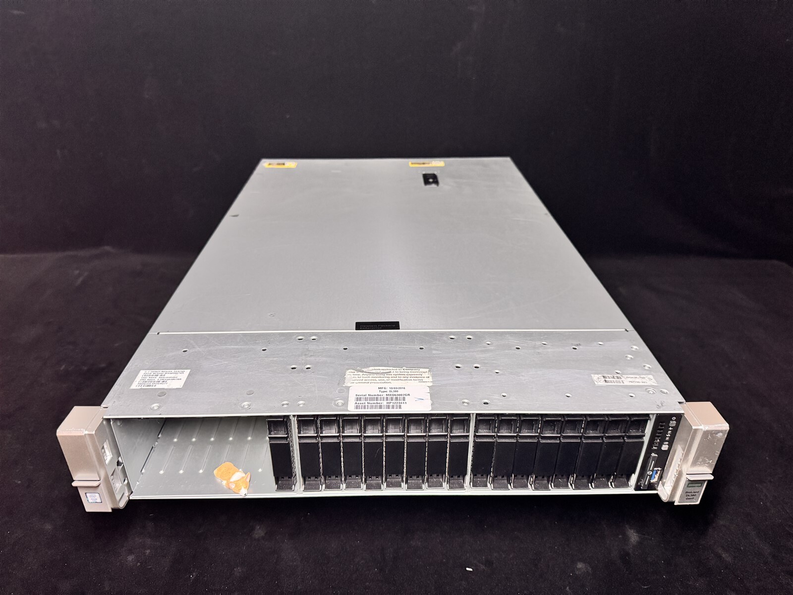 HP ProLiant DL380 Gen9 G9 24SFF 2x 12 CORE E5-2680v3 2.5GHz 384GB RAM 6x 2TB SSD