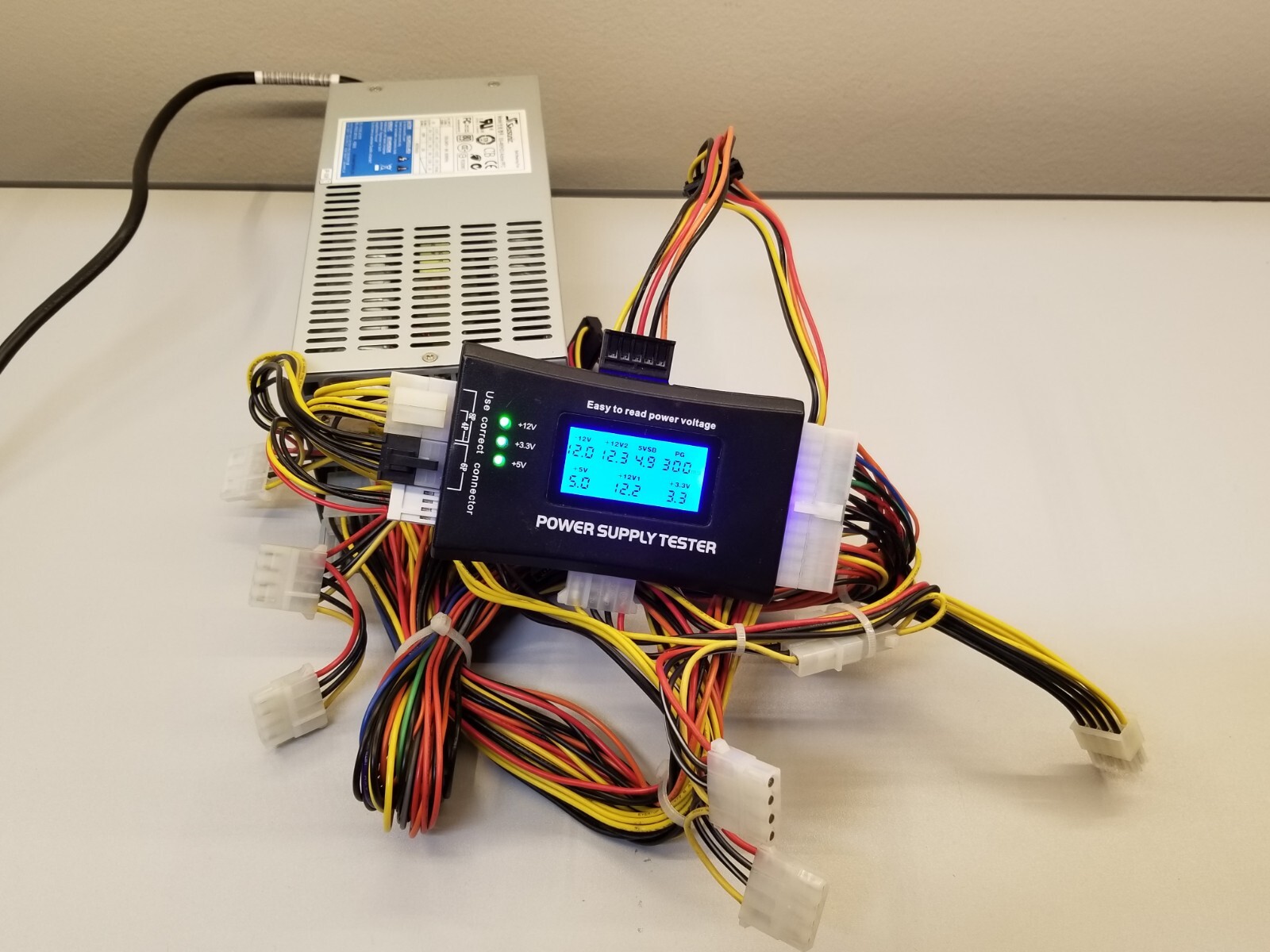 Seasonic SS-460H2U 460W 80PLUS 2U Server Power Supply Unit Tested
