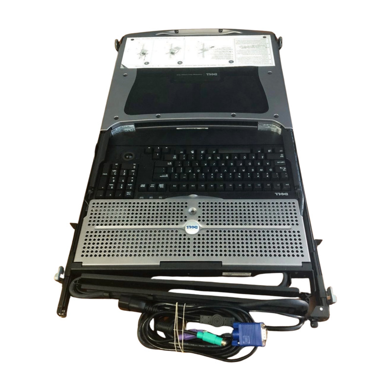 Dell 4U132 PowerEdge Rack Console, LCD Monitor, Keyboard USIP No rails