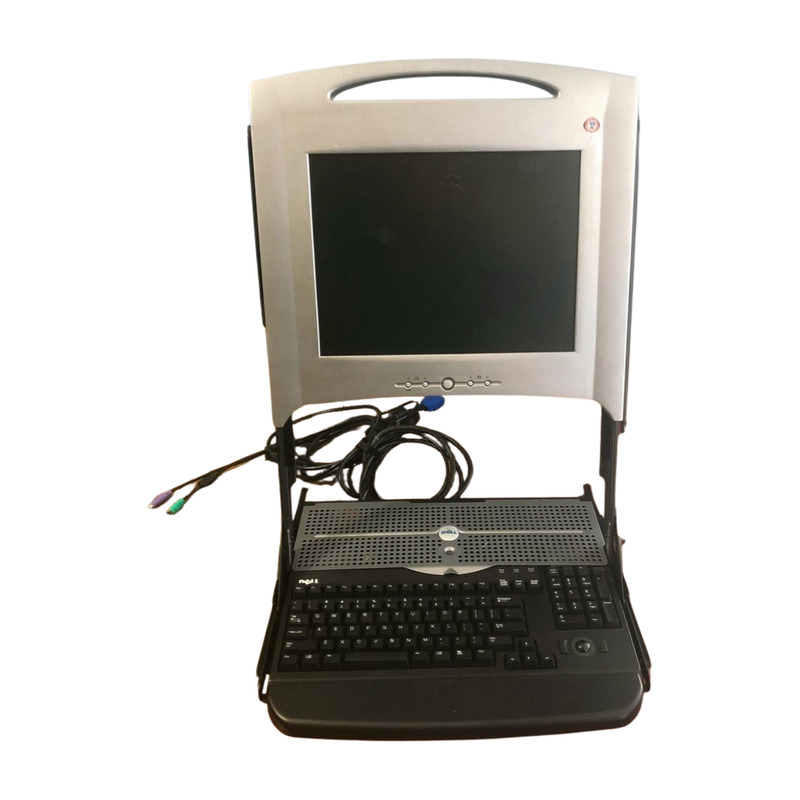 Dell 4U132 PowerEdge Rack Console, LCD Monitor, Keyboard USIP Without Rack Mount