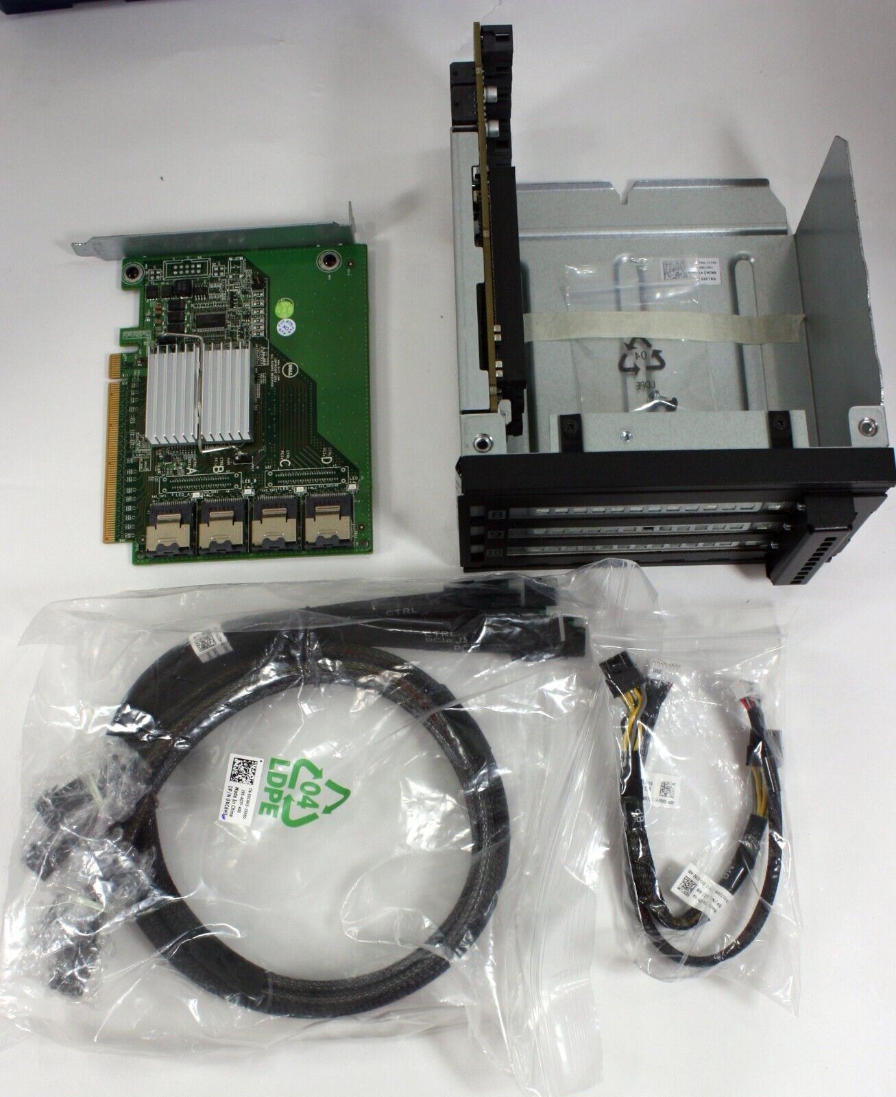 DELL PowerEdge R720 3x PCI Express PCIe FHHL Front Backplane Bridge Kit 86M4K