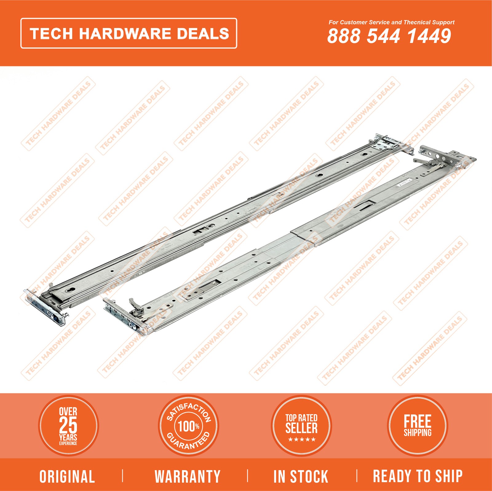 733660-B21    HP 2U Small Form Factor Easy Install Rail Kit