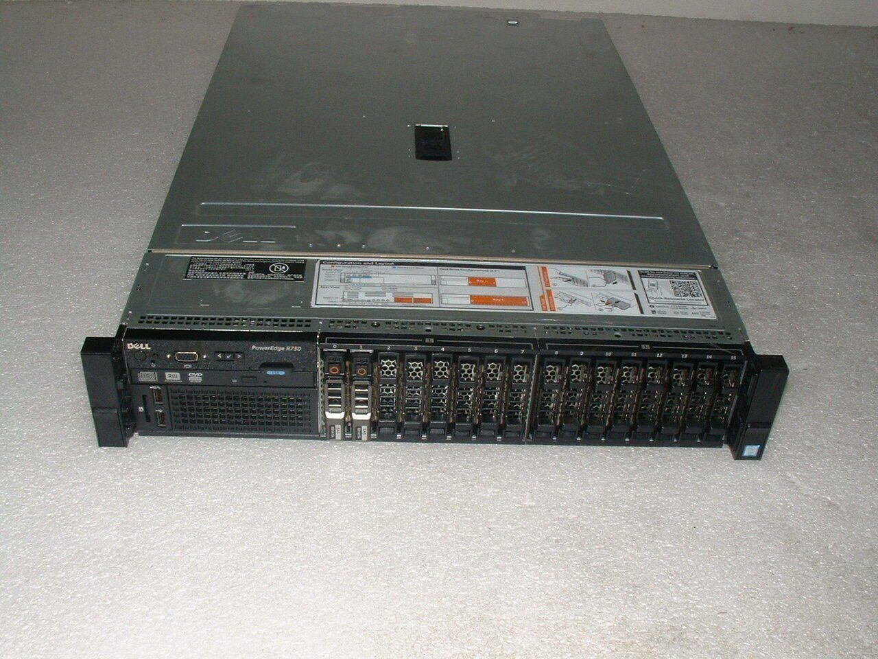 Dell Poweredge R730 2x Xeon E5-2667v3 3.2ghz 16-Cores / 256gb / H730 / 16xTrays