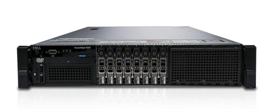 Dell PowerEdge R720 Server 2x 2.50GHz 12 Cores 64GB RAM H710 4x900GB SAS IT Mode