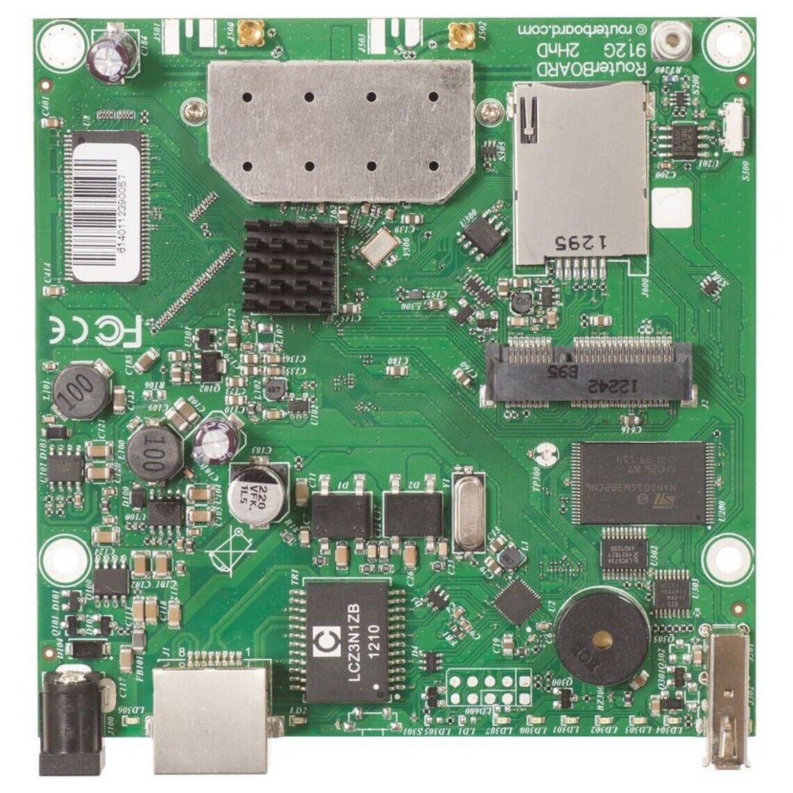 MikroTik RouterBOARD RB912UAG-2HPnD 802.11b/g/n RouterOS L4 miniPCIe RBM11G R11E