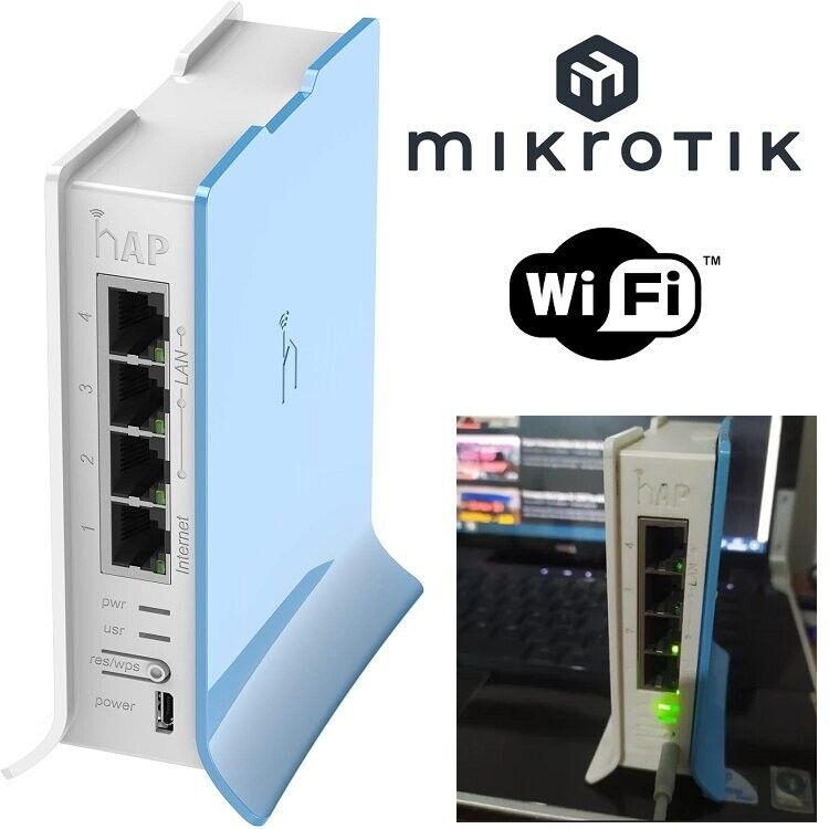 🔥🔥Mikrotik RB941-2nD-TC hAP Lite 32MB 4 X 10/100 2.4Ghz 802.11b/g/n 2×2 OSL4✳️