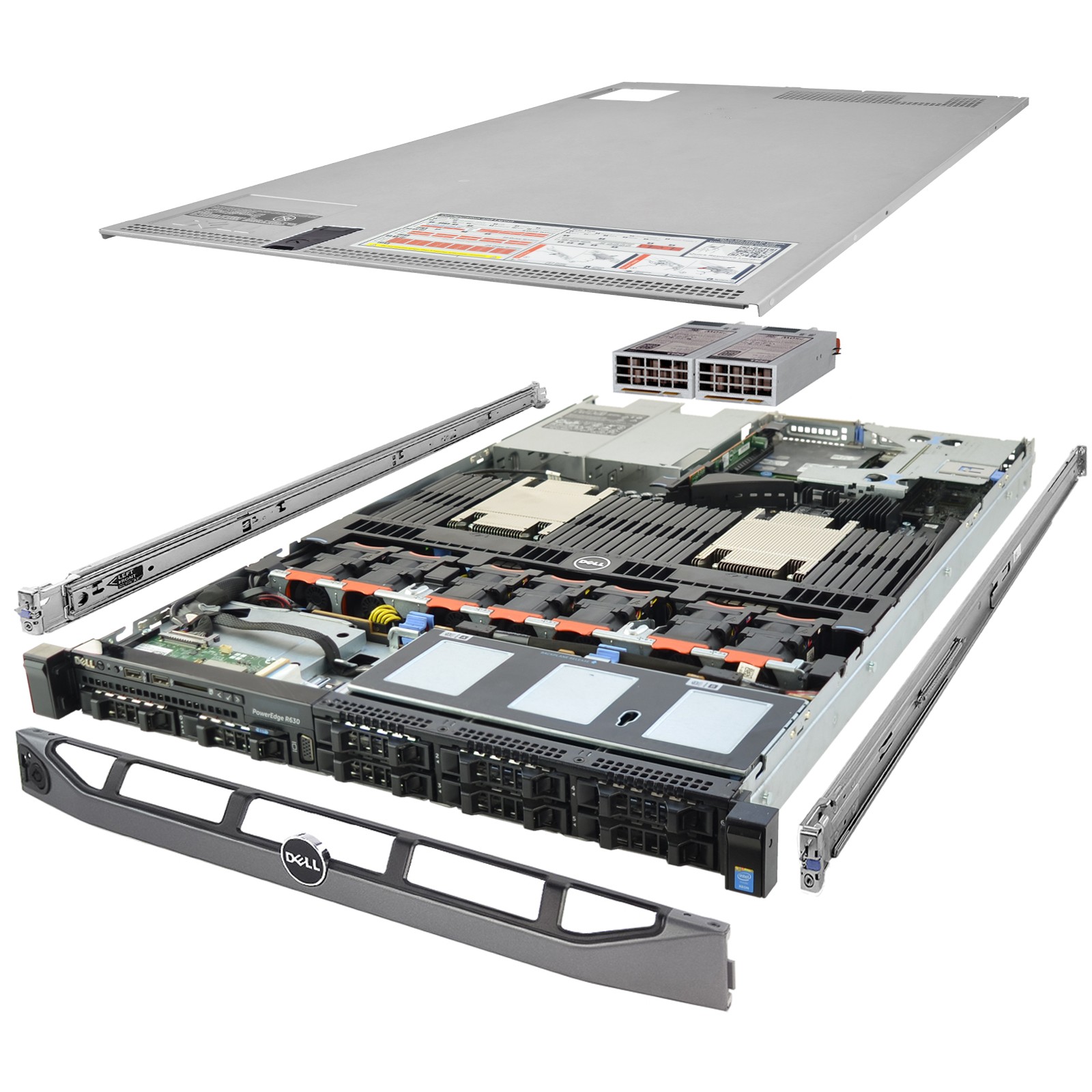 Dell PowerEdge R630 Server 2.50Ghz 24-Core 192GB 8x NEW 960GB SSD H730P Rails
