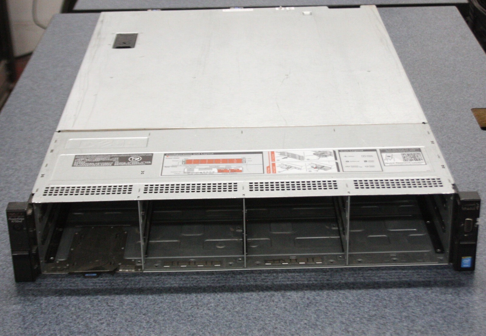 Dell PowerEdge R730xd 2x Xeon E5-2630 @ 2.4Ghz 32GB NO HDDs NO SLEDS