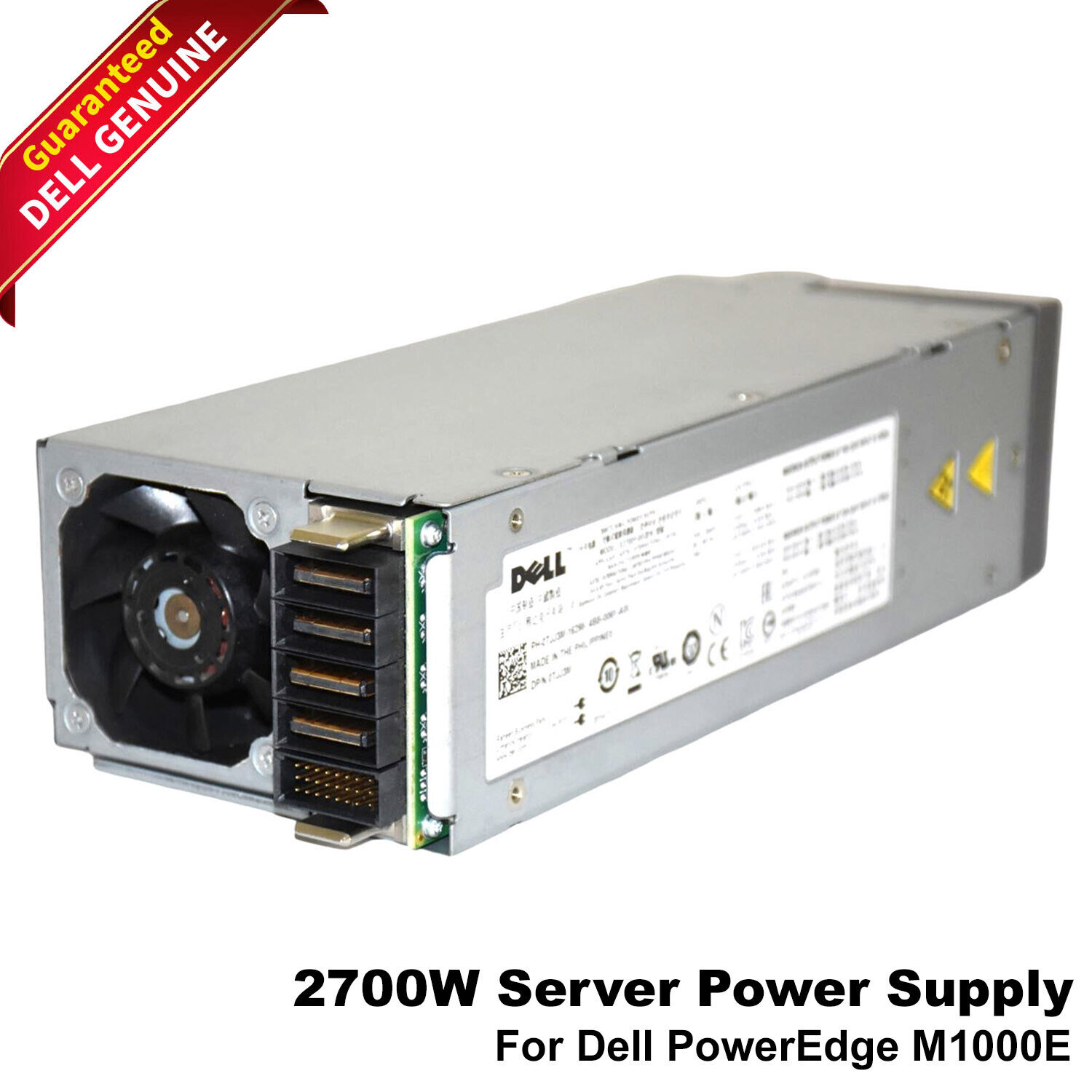 Dell PowerEdge M1000E 2700W Hot Swap Switching Server Power Supply TJJ3M 0TJJ3M