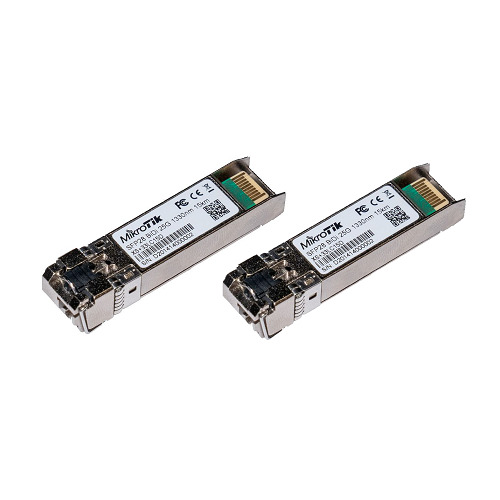 Mikrotik XS+2733LC15D Pair of bidirectional SFP/SFP+/SFP28 Modules / Single Mode