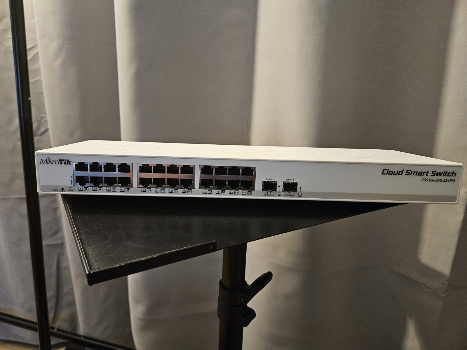 MikroTik CSS326-24G-2S+RM 24-Port Gigabit Managed Network Switch w/ SFP+