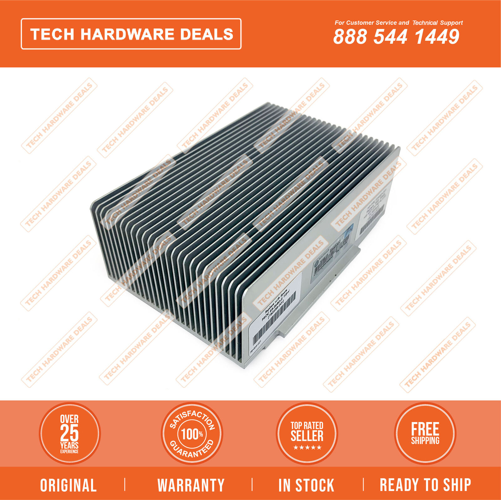 654592-001    DL380 G8 Performance V2 Latch Heat Sink