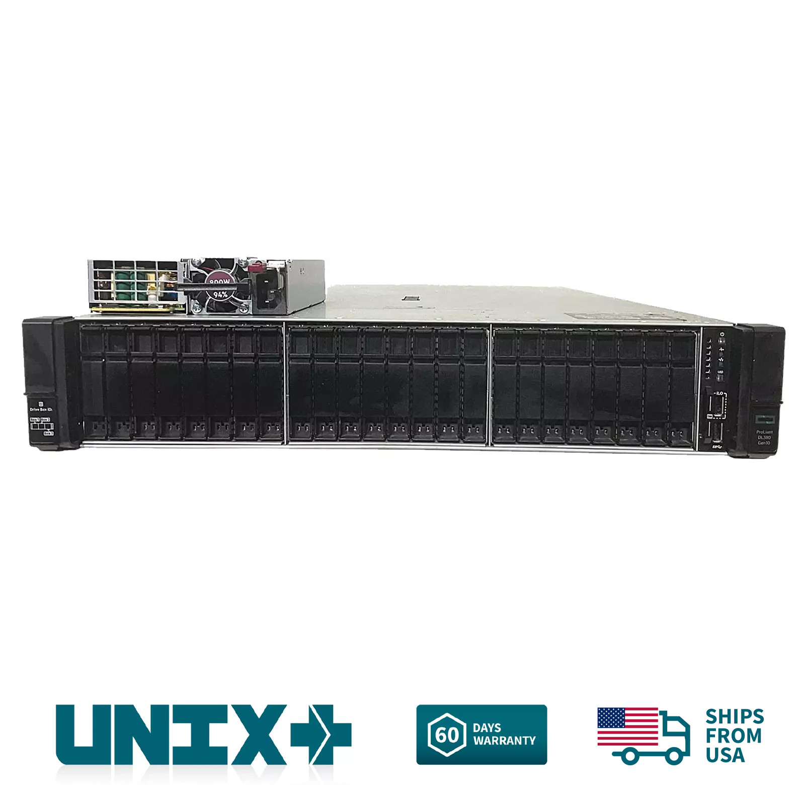 HP DL380 Gen10 24 SFF 2x Gold 6130 2.1GHz = 32 Cores 64GB P408i-a Controller