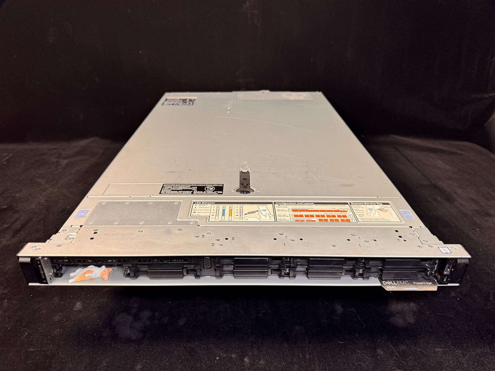 DELL POWEREDGE R640 8SFF 2x 12 CORE GOLD 5118 2.3GHZ 192GB RAM H330 NO HDD