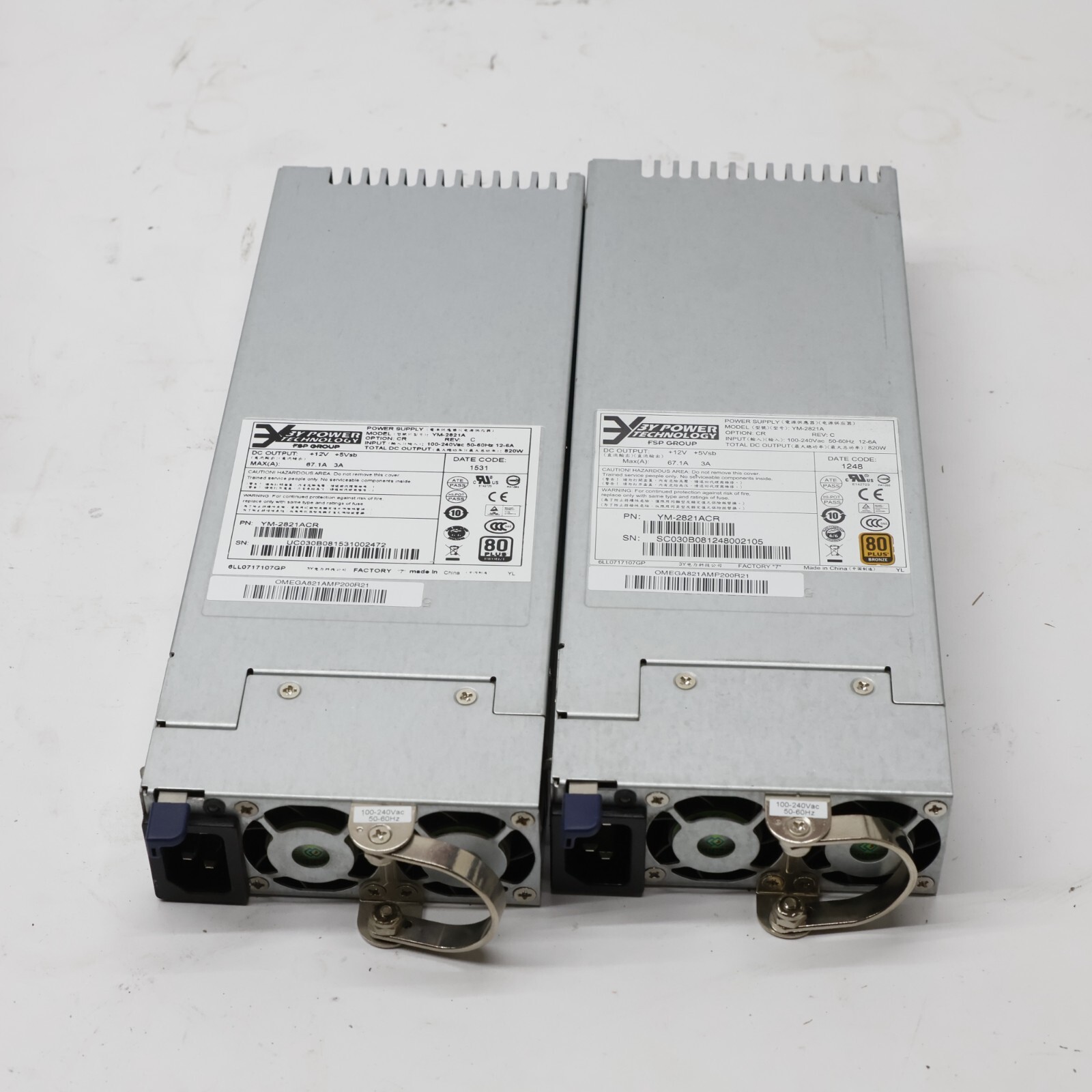 LOT-2 3Y YM-2721A 720W SERVER POWER SUPPLY T4-C2