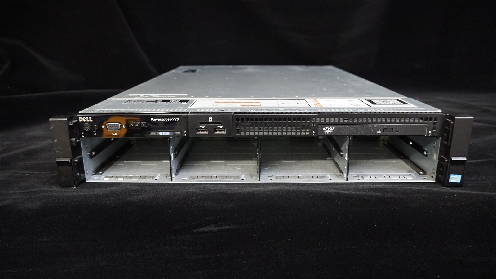 DELL POWEREDGE R720 8LFF 2x 10 CORE E5-2690V2 3.0GHz 64GB RAM 2x 2TB SSD H710P